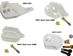 E-thirteen E Thirteen Plaques D'usure Inférieures Pour Guide Chaine Blanc