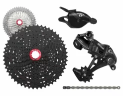 Sram Mini Groupe GX 1x11v Avec Cassette Sunrace MX8 Noir
