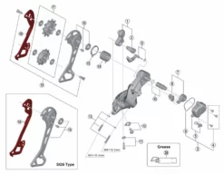 Shimano Chape Interne Pour Dérailleur XT M8000