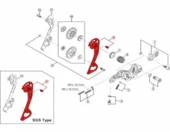 Shimano Chape Externe Pour Dérailleur XTR M980