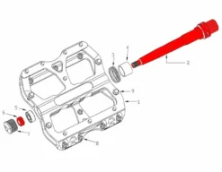 Reverse Components Kit Axes Pour Pédales Escape