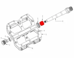 Reverse Components Kit Bagues DU Pour Pédales Escape