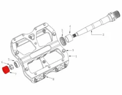 Reverse Components Kit Bouchons D'axe Pour Pédales Escape