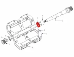Reverse Components Kit Joints D'axe Pour Pédales Escape