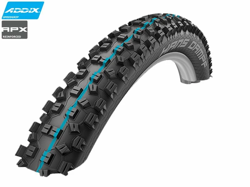 Schwalbe Pneu Hans Dampf Tubeless Easy Apex E25 27,5" - Addix Speedgrip 2022 1 Schwalbe Pneu Hans Dampf Tubeless Easy Apex E25 27,5" - Addix Speedgrip 2022