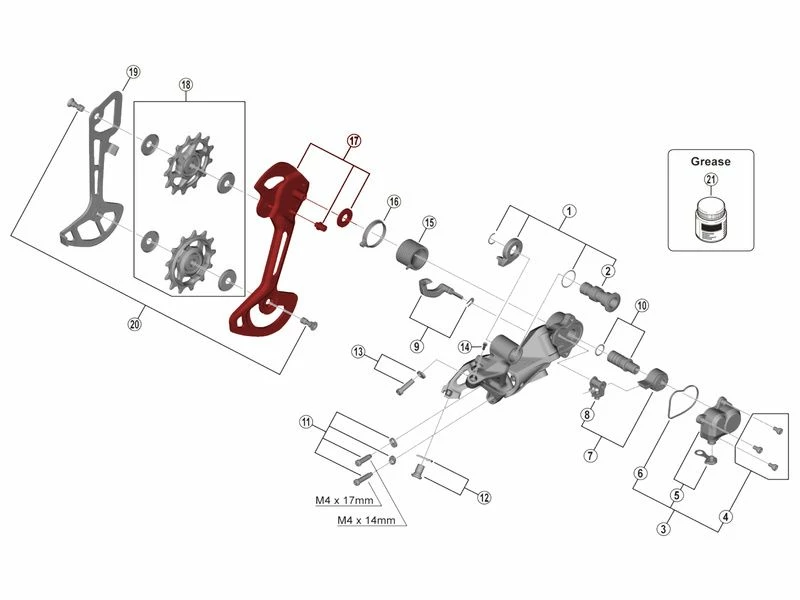 Shimano Chape Externe Pour Dérailleur XTR M9120 - Chape Longue 1 Shimano Chape Externe Pour Dérailleur XTR M9120 - Chape Longue
