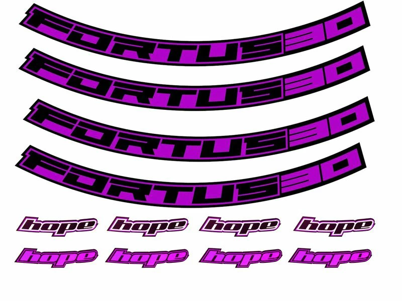 Hope Kit Stickers Pour Jantes Fortus 30 – 29" 2023 5 Hope Kit Stickers Pour Jantes Fortus 30 – 29" 2023 – Image 5