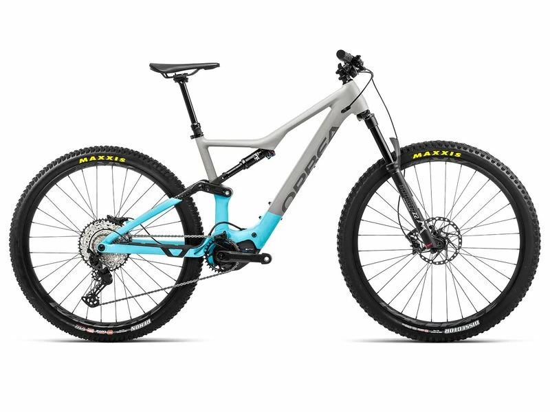 Orbea VTT électrique Rise H30 - Gris / Bleu 2022 1 Orbea VTT électrique Rise H30 - Gris / Bleu 2022
